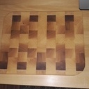 Planche à découper bois debout