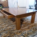 Table basse en frêne