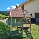 Petit poulailler pour 3 petites cocottes