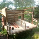 Poulailler sur pilotis