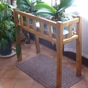 Support pots de fleurs