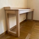 Grand bureau en chêne