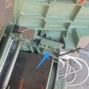 3 vis réglage bleu  et 2 vis appui rouge