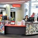 Bornes d acceuils de la bibliothèque meriadeck à bordeaux