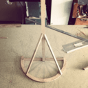 Maquette d'une demie-tour en chêne :)