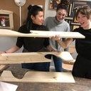 Etagère avec ouverture pour chat