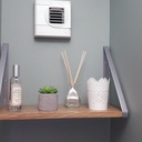 Paroi cache chauffe-eau + étagère