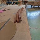 Fenêtre simple cintré plan et élévation