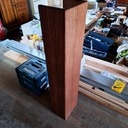 Masque évacuation extérieure hotte en bois de cèdre de récupération