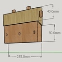 Etagère déstructurée en chêne