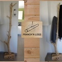 Porte manteaux bois flotté