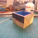 Essai de marquetterie de paille