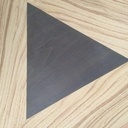 Table triangulaire pied gainée