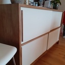 Meuble de rangement en chêne