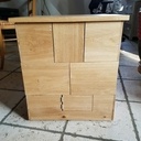 Table de chevet transformable