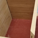 Petit meuble Hi-Fi en chêne