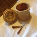 Boucles d'oreilles avec boiboite