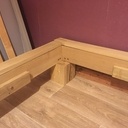 Cadre de lit en chêne