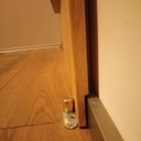 Porte coulissante avec roue de roller