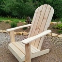 Canapé et chaise adirondack en bois de palette