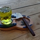 Cendrier et  sous-verre