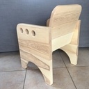 Petite chaise pour enfant en frêne et sa petite table