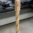 Balustre torsadée à la CN