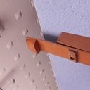 Bloc porte sur ressort et amortisseur bois