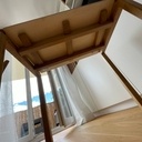 Bureau d'enfant, inspiration flottante en chêne et CP de peuplier