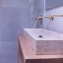 Meuble sous vasque en frêne massif