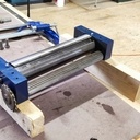 Rénovation d'une vieille dégauchisseuse inconnue.