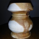 Vase tourné
