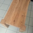 Table basse en chêne.