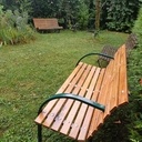 Banc de jardin , lattes en chêne