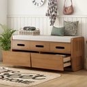 Banc d'entrée en bois