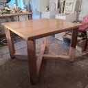 Table en chêne et merisier janv2023