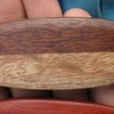 Collage aubier/duramen issu d'une même planche (de sapelli ?)