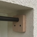 Naissances de tringle, rideau extérieur porte d'entrée