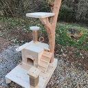 Arbre a chat original en bois