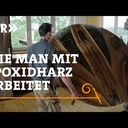 Jolie table bois et epoxy.