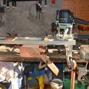 Le montage pour réaliser des tenons inclinés. Home Made...