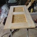 Table basse en bois recyclé