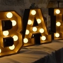 Lettres 3D luminueuses