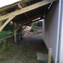 Carport en chataîgnier