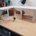 Garage motos pour Playmobils