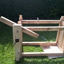 L'établi en bois de récupération