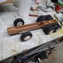 Berliet benne Norev agrandi en bois
