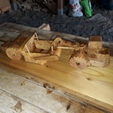 Wooden Scraper caterpillar 631