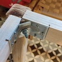 Table à manger extensible en frêne brut