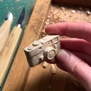 Leica miniature en bois